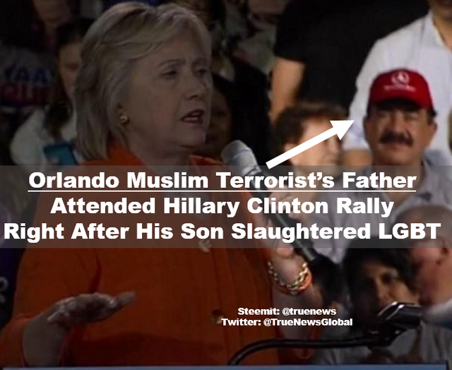 Mateen's Father Attended Hillary Rally.PNG