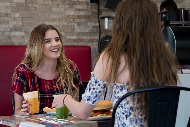 2017 Burger and Salad Haus girls having lunch.jpg