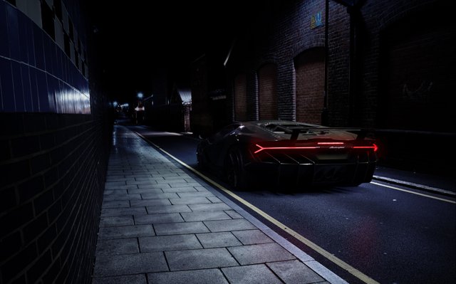 3d Rendering of a Green Lambo Centurion in a Street.jpg