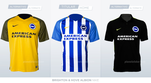 Camisetas del Brighton and hove albion Premier league.png