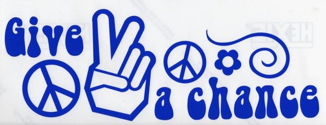 give peace a chance car stickers camper van bumper decal.jpg