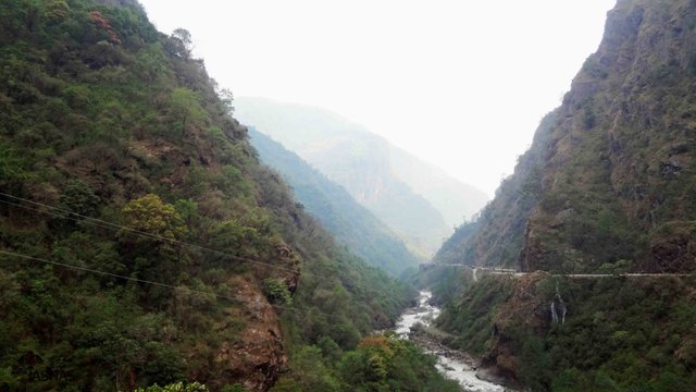 Bhote Kosi river which saperates China and Nepal.jpg