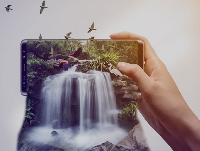 3d waterfall on mobile 3d pop out effect photo manipulation.jpg