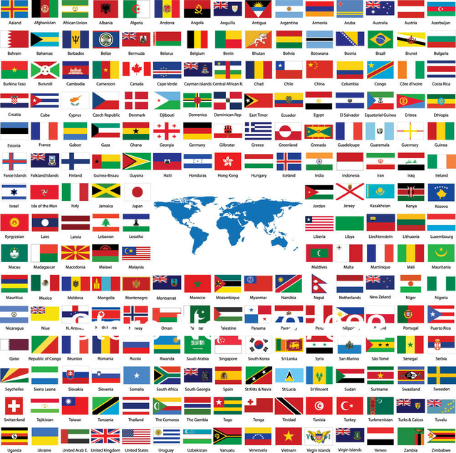 what country has a triangle flag