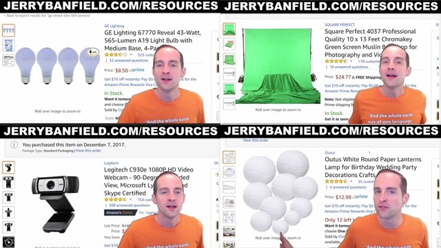 Perfect Green Screen Equipment List with Camera, Backdrop, Light Bulbs, and Paper Lanterns!