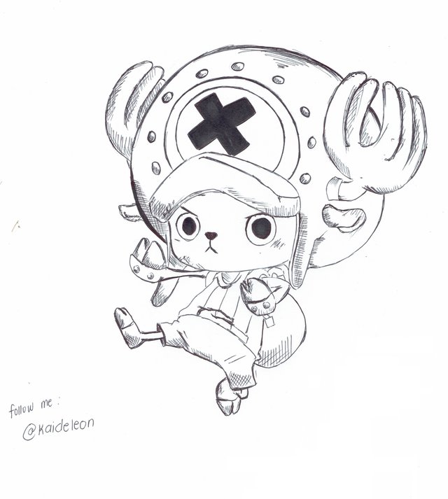 How To Draw Chopper Chopper From One Piece Step by Step Drawing Guide  by Dawn  DragoArt