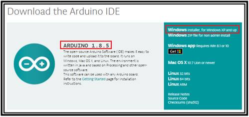 Arduino download windows 10