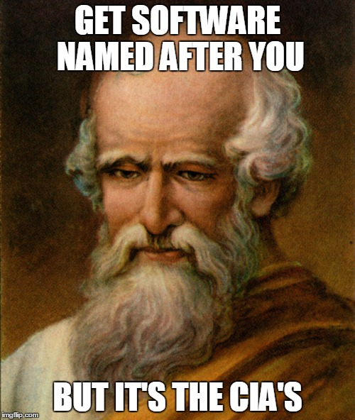 Archimedes' opinion of the CIA