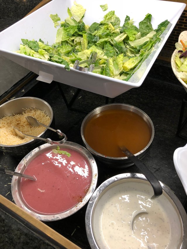 Salad dressings Lunch Buffet in Walt Disney World at Crystal Palace!.jpg
