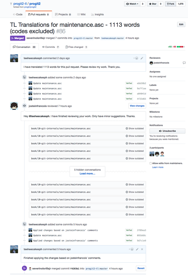 TL Translations for maintenance asc   1113 words  codes excluded  by teeheecakesph · Pull Request  86 · progit2 tl progit2.png