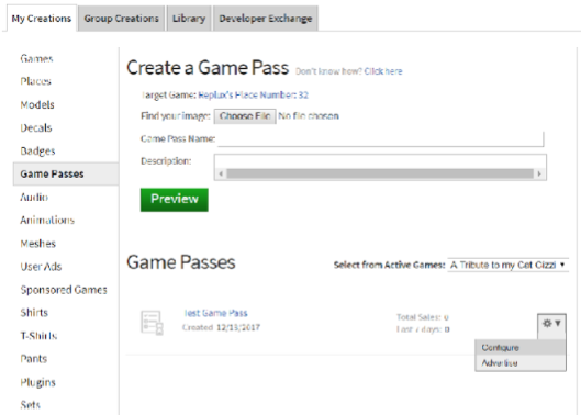How to make money off your Roblox game with Game Passes and