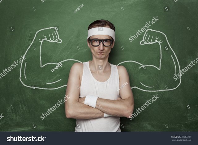 stock-photo-funny-sport-nerd-with-huge-fake-muscle-arms-drawn-on-the-chalkboard-233563201.jpg