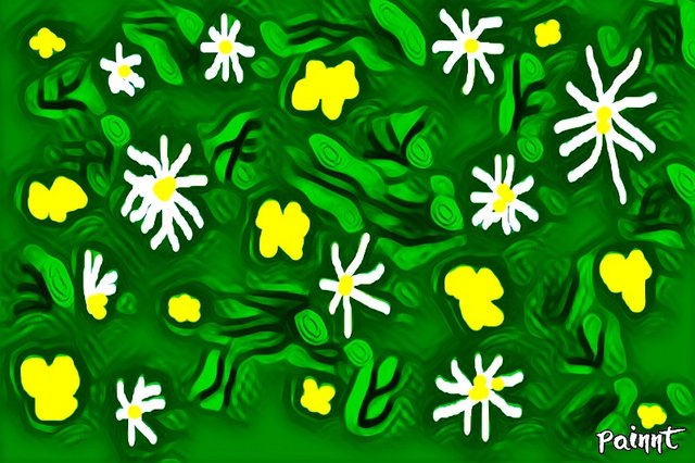 Buttercups And Daisies Painnt Thick paint.jpg