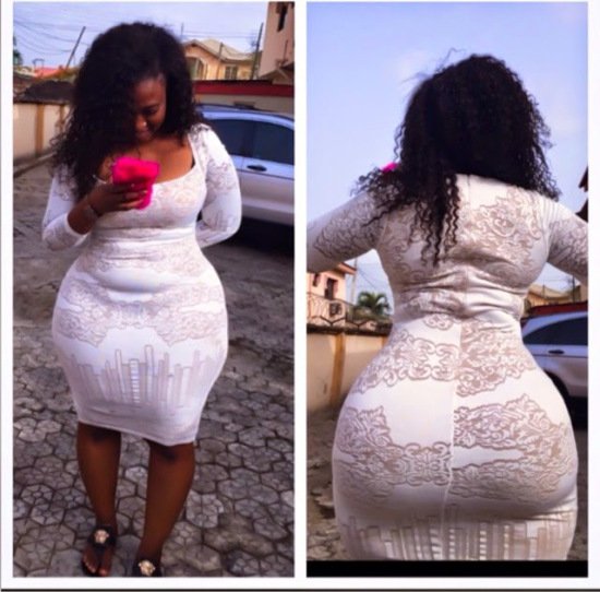 PHOTO : THIS GIRL CLAIMS SHE HAS THE TINIEST WAIST AND BIGGEST BOO