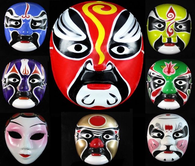 manipulere relæ partner Painting Opera Masks | Chinese Lesson at Mandarin House | Sichuan Face  Changing — Steemit
