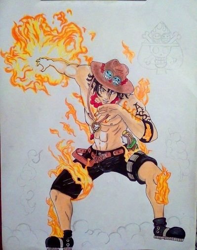 portgas d. ace (one piece) drawn by sid_(skxviii)