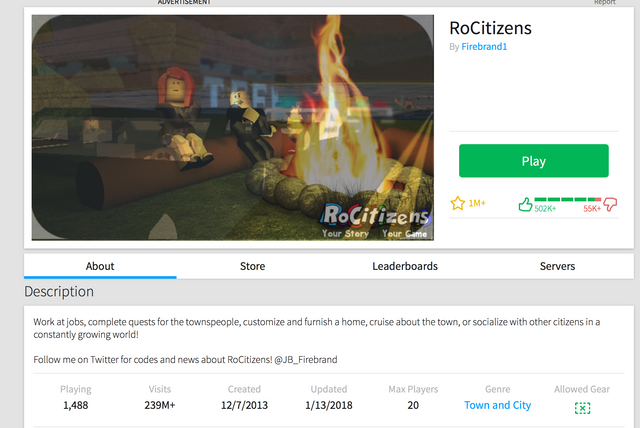 Roblox Gameplay Rocitizens Game Map Steemit