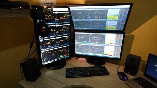 cryptocurrency monitor setup