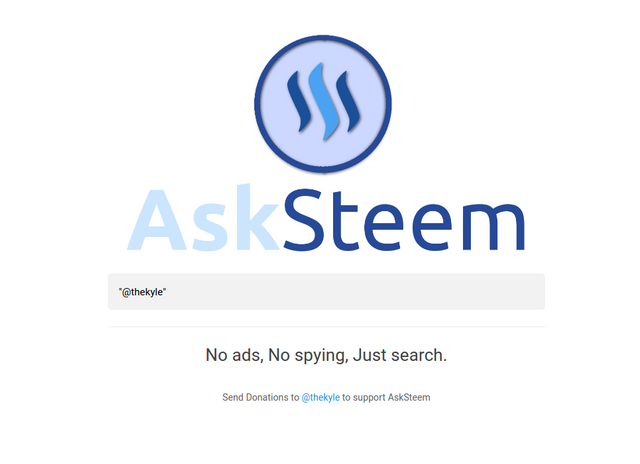 AskSteem username search