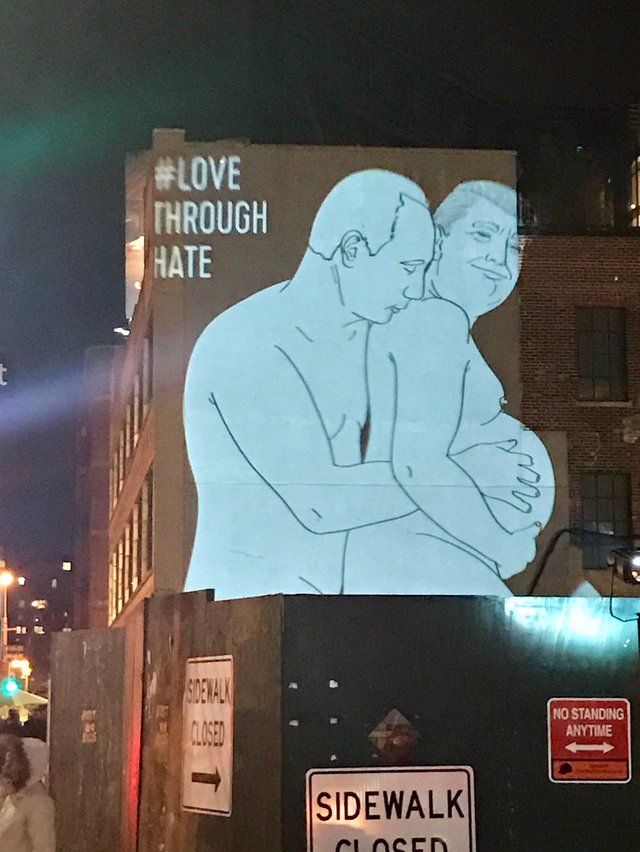 Love Through Hate - Trump and Putin in New York.jpg