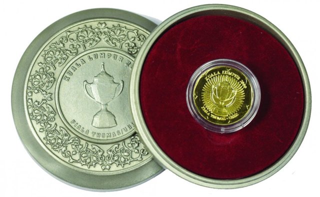Malaysia 2000 Thomas-Uber Cup commemorative Coin - Steemit