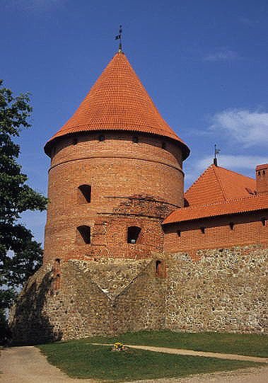 Trakai - A tower at the Island Castle II.jpg