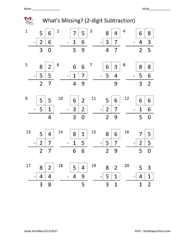 What's Missing 2 digit Subtraction_Page_2.jpg