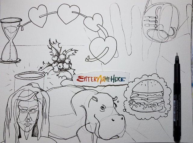 steemit-enternamehere-amscribbles-day13-doodle-halo-head-hourglass-hippo-holly.jpg