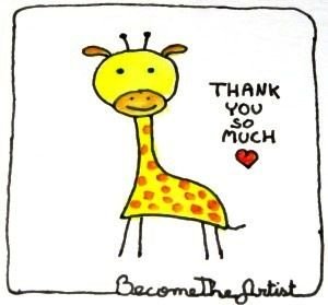 BecomeTheArtist-DoodleFamily-ThankYou-Gina-the-Girafe.JPG