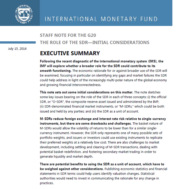 15Jul2016_IMF_SDR_staff not to G20 role for the SDR.png