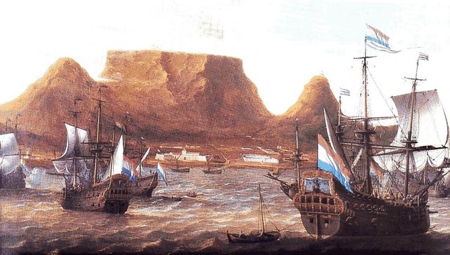 Painting of Table Bay - Illustrated History of South Africa - the Real Story.jpg
