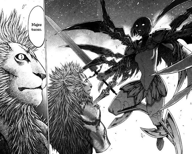 Claymore manga page