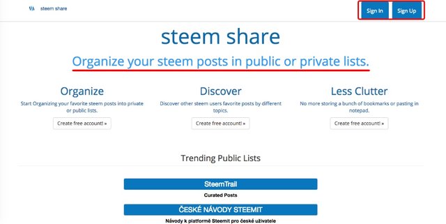 Organize your Steem Posts in Public or Private Lists with Steem Share!