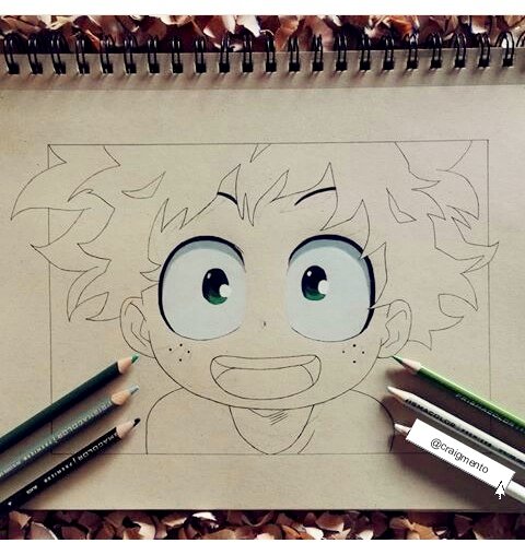 How to draw DEKU anime character step by step  YouTube