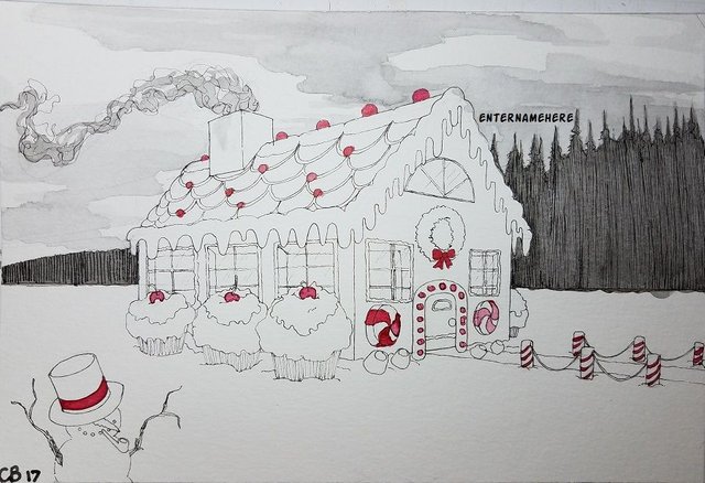 enternamehere-steemit-AMScribbles-day3-gingerbread-house-perspective-drawing-red.jpg