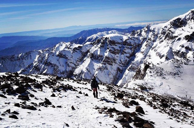 Mount Toubkal - the highest summit in North Africa at 4167m. The walk of death, the view of heaven.jpg