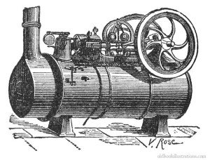 Steam Engine from The Industrial Revolution  From Almanac Comique 300x228.jpg
