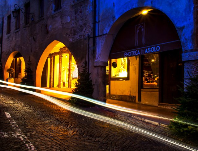 A photo using the long exposure in the city of Asolo Italy Steemit