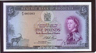 RESERVE BANK OF RHODESIA 5 POUNDS QEII £5 Pounds.jpg