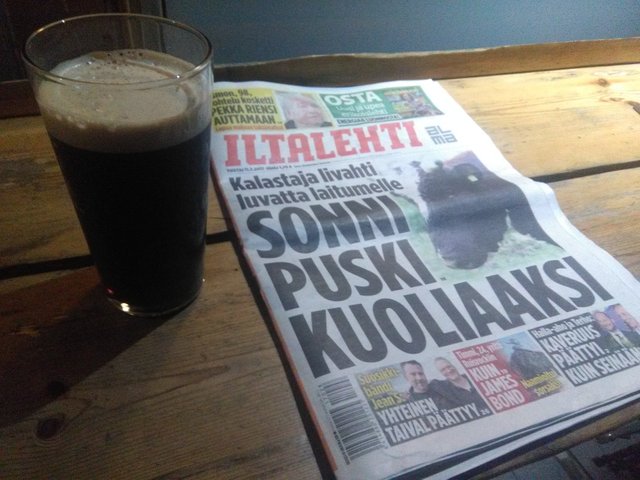 A stout and paper (16/365)