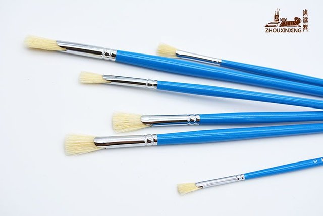 6pcs-Set-small-fish-tail-fan-shape-bristle-oil-paint-brush-sky-blue-Birch-rod-water.jpg