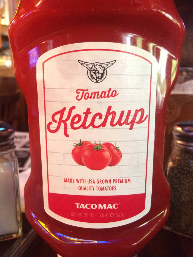 Taco Mac Branded Ketchup