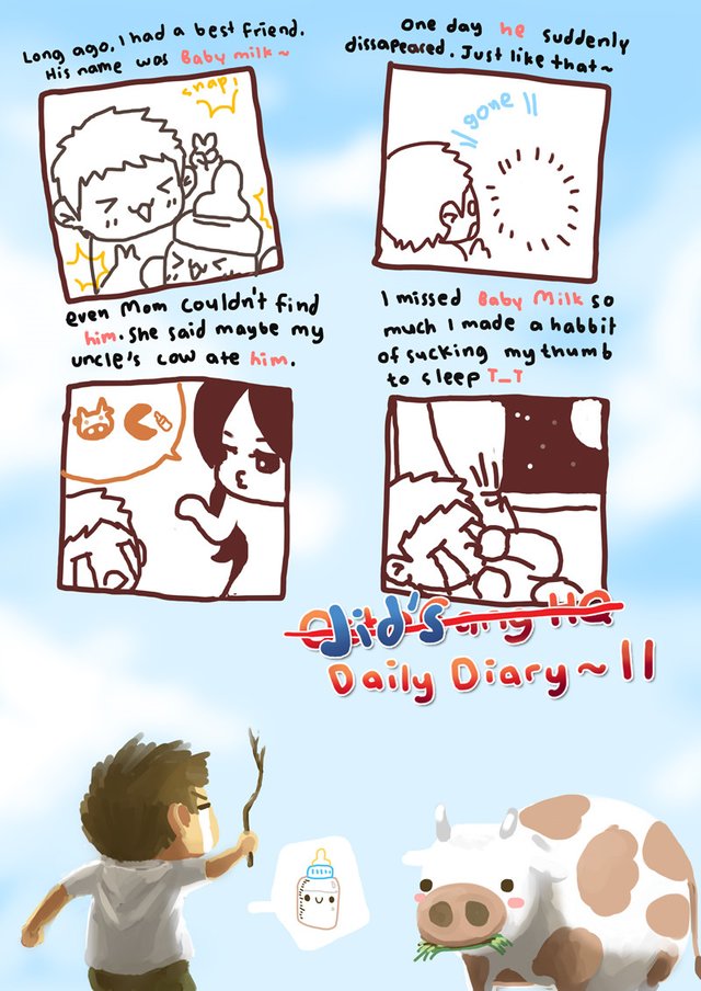 OctoGang's Diary: Day 11 - Baby Milk Webtoon Kr Comic Webcomic TakosDiary
