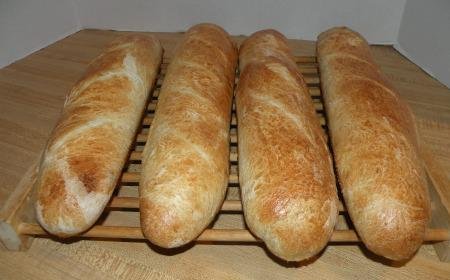 BARRAS de PAN CASERO🥖🥖 (en 90 minutos) 🥖🥖 francés, SIN MASA