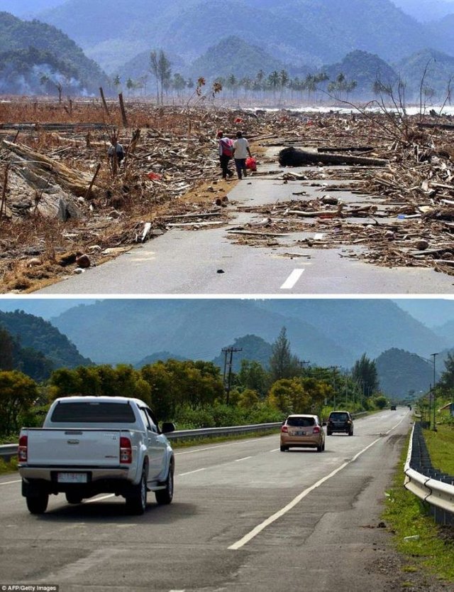 These Photos Rise Aceh Before And After Reconstruction After The Tsunami Steemit