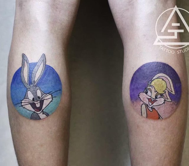How to Draw Bugs Bunny  Tribal Tattoo Design Style  YouTube