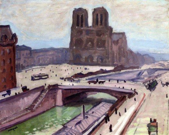 Albert Marquet, Rainy Day. Notre Dame de Paris, 1910.jpg