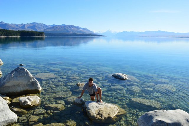 The clearest water: Lake Pukaki before winter