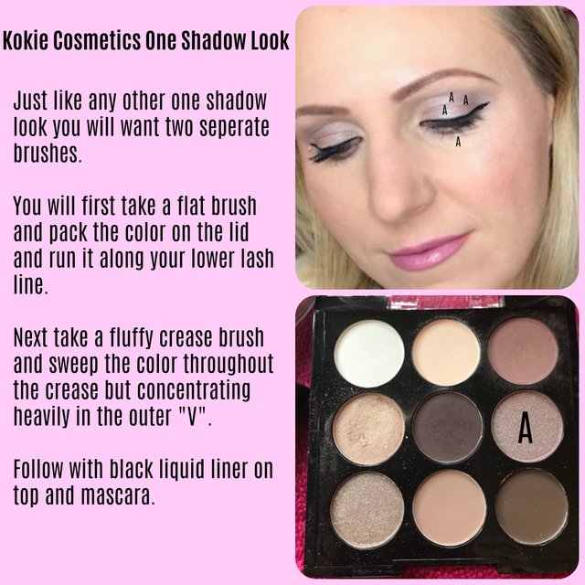 Kokie Cosmetics One Shadow Look and the last Katy Perry Lip Gloss use in  the tutorial — Steemit