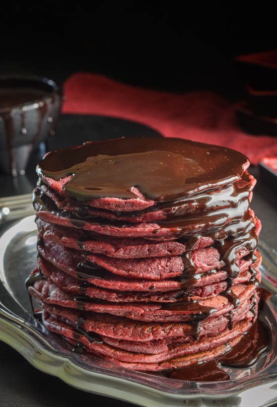 All-Natural Red Velvet Pancakes with Dark Chocolate Mocha Syrup (8).jpg